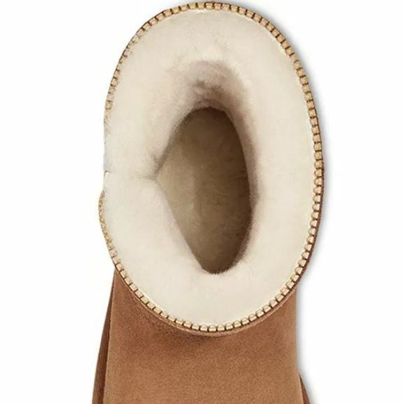 UGG Florence Women's Shearling Lined Cold Weather Boots Shoes Chestnut - Picture 5 of 7